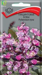 Гиацинтовые бобы (Долихос) Рубиновая луна 1г цветной пакет Поиск