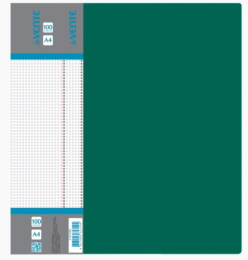 Папка с 100 файлами Devente Daily А4 800мкм, зеленая 3107401