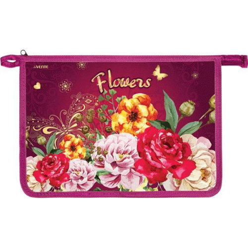 Папка для труда А4 на молнии Devente Flowers 8053718