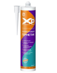 Герметик Силикон "ХР" универсальный, белый 260мл (24шт) 02-03-06