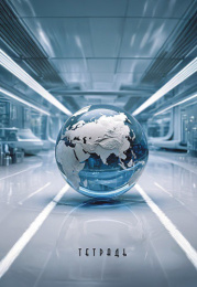 Тетрадь  96 листов А4 Зеркальный шар, гребень С0268-22