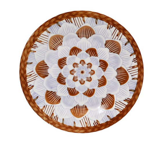 Тарелка фарфоровая мелкая 200мм Кувшинка Lavenir тгк8-1025