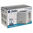 Тостер 650Вт, 6 режимов, белый Delta DL-6901