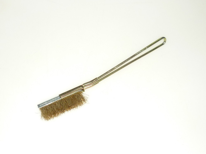 Щетка 1-рядная металлическая, проволочная металлическая ручка 4w-237/05180
