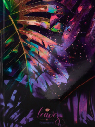 Ежедневник недатированный А5  80 листов Яркие листья-1 80-9265