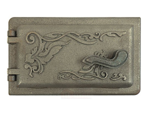 Печная дверка поддувальная чугунная 27х16см Бежецкий ЛМЗ ДП-2