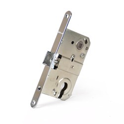 Корпус замка М 25-85 мм (хром) под цилиндр "Н-М" 09627