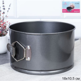 Форма для выпечки из углеродистой стали с антиприг. покрытием пасхальная разъемная круглая d-18см h-10,5см TG-218/745839
