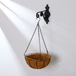 Кашпо Коковита подвесное на цепочке Полусфера 25см Greengo 7661414