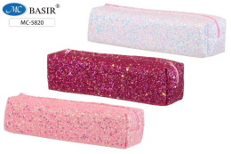 Пенал-косметичка Ассорти, ткань, обсыпан блесками и мелкими фигурками MC-5820