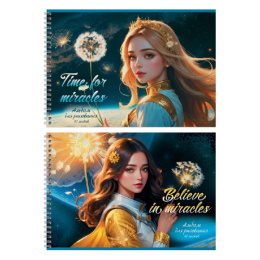 Альбом для рисования 40 листов BG Верь в чудеса, гребень АР4ГР40 58162