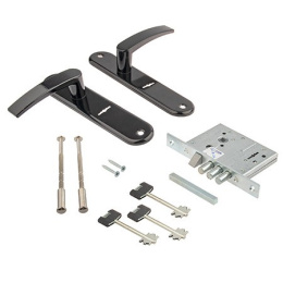 Замок врезной 77305-3В9-6\13-РФ8-019Ш3, черный 21510