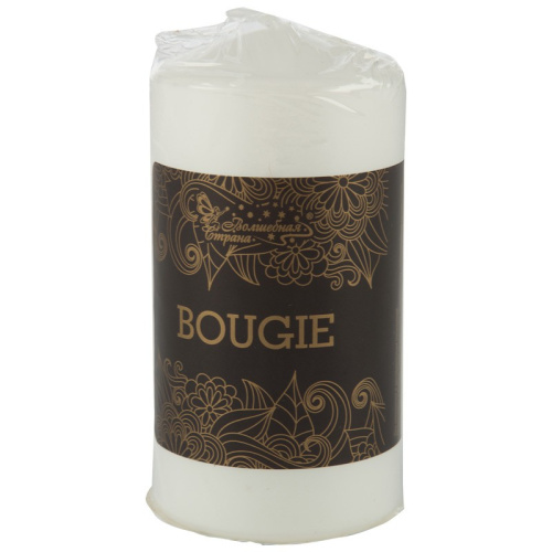 Свеча бочонок 50х100мм Deco, белый Волшебная страна 007888