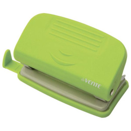 Дырокол  10 листов Devente Neon, пластиковый, с линейкой, зеленый 4020325