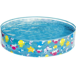 Бассейн жесткий борт круглый  277л 122х25см BestWay 55028/004916