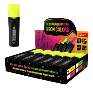 Текстовыделитель желтый 1-4мм Лондон 58692/12