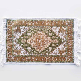 Коврик напольный хлопковый Kilim Gold 60х 90см, кремовый-серый L'Cadesi REX-70339