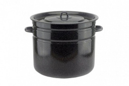 Бак эмалированный 32л с металл. крышкой без декора Магн Эмаль Магнитогорск 2829