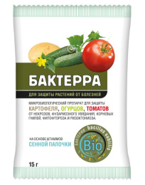 Бактерра 15г биопрепарат для защиты растений от болезней Ваше хозяйство