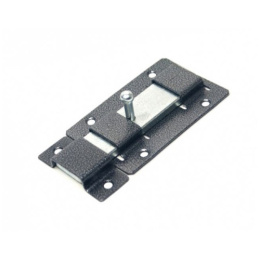 Задвижка дверная ЗД-02 (серебро) (прямоуг.риг)Секрет 08-02