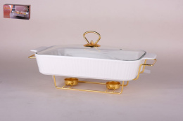 Мармит фарфоровый 363х190х60мм, в п/у Коралл ZD14454