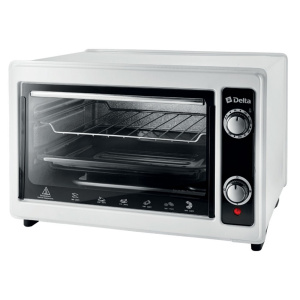 Духовка электрическая 37л, 1300Вт, белый Delta D-0122