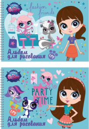 Альбом для рисования 20 листов Littlest Pet Shop, гребень LPS132/2