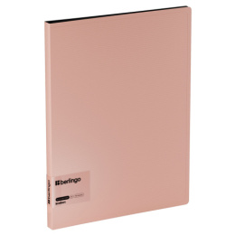 Папка с зажимом Berlingo Instinct 17мм 700мкм с внутренним карманом, фламинго FSC_A4513