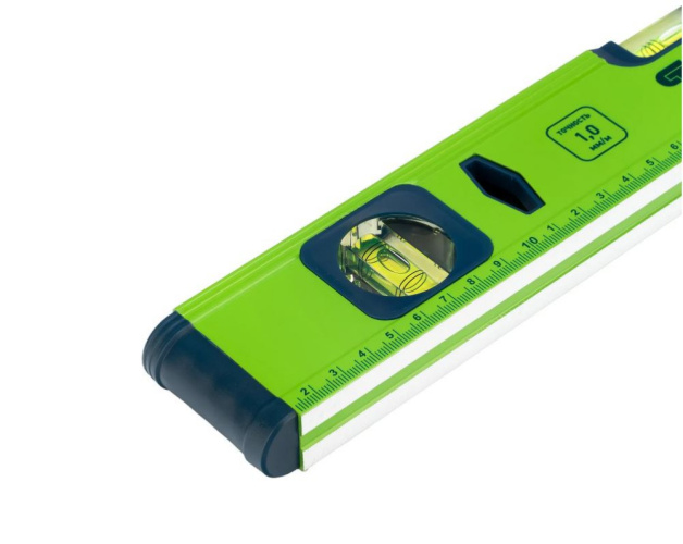 Уровень  400мм алюминиевый с 3 глазками фрезерованный Сибртех 34100