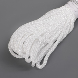 Шнур бытовой  15м d-5мм, с сердечником, белый полипропиленовый Беларусь