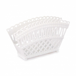 Салфетница пластиковая Семь злаков, белый Альтернатива М1304