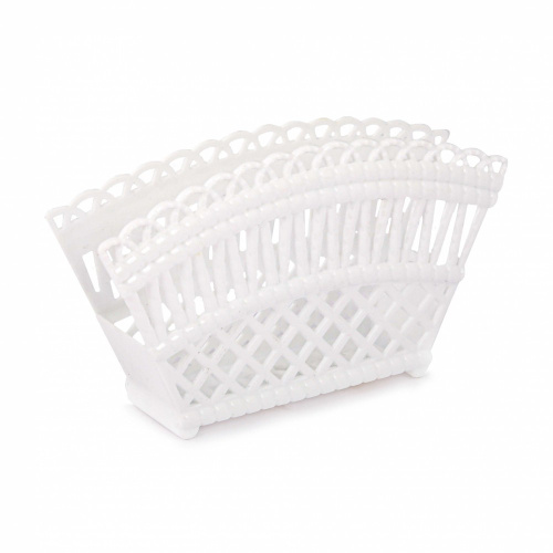 Салфетница пластиковая Семь злаков, белый Альтернатива М1304