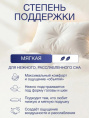 Подушка 68х68см Гусиный пух 80% / перо 20% (тик смесовый, кант), в сумке, Коллекция Уютный сон Империя пуха ИП134