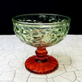 Креманка стеклянная Контур 300мл Зелено-рубиновая Декостек 5181/1-Н5