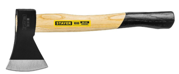 Топор 1,0кг деревянная ручка, кованый Stayer 20610-10