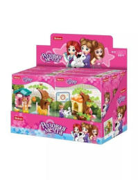 Конструктор пластиковый Розовая мечта, в ассортименте, в коробке Sluban M38-B0970