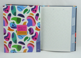 Тетрадь  80 листов Цветная абстракция, 5 предметов, высечка С0246-32