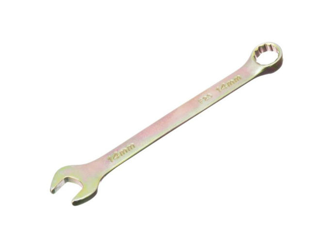 Ключ комбинированный 14х14мм желтый цинк Сибртех 14980