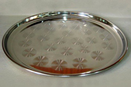 Поднос из нержавеющей стали круглый d-40см Padia RG-5400-01