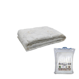 Одеяло 200х220см Всесезонное Овечья шерсть (п/э 70) в пакете ДомВелл 