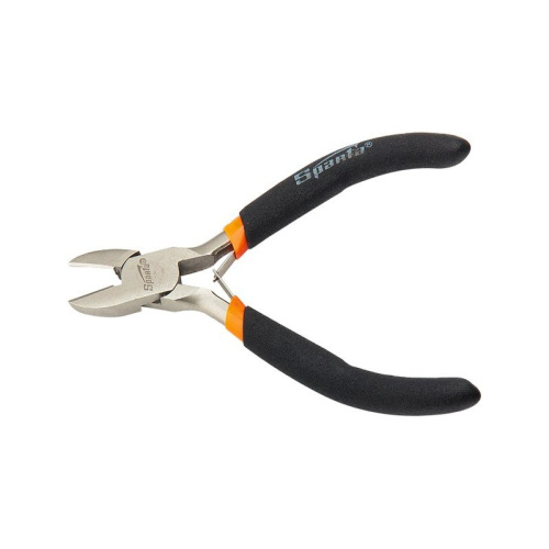 Бокорезы 130мм обрезиненные (двухкомпонентные) ручки, никелированные, Мини Sparta 17824