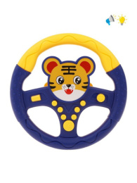 Руль музыкальный, свет, звук, в пакете Наша Игрушка 2192E-19/654868