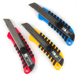 Нож канцелярский большой 18мм 6655