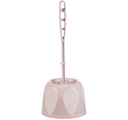 Комплект для туалета WC пластиковый Блеск стандарт чайная роза Idea М5010