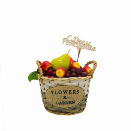 Топпер для украшения экошпон 16х26х3см большой С Днем Рождения ДомВуд Ф126/Д126