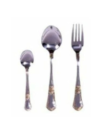 Набор столовых приборов из нержавеющей стали 36 предм. Elegance, в кейсе Hoffburg HB-36008