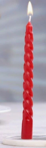 Свеча витая 60г НТС красный Антей-Кэндл 50707522