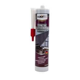Герметик каучуковый KIM TEC. кровля фасад водосток, корич. 310 мл(12шт) 02-05-86