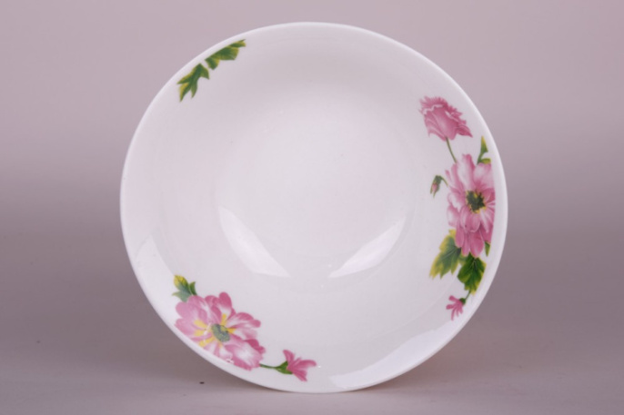 Салатник фарфоровый 150мм/350мл Клематис Коралл ZX2317-6SB