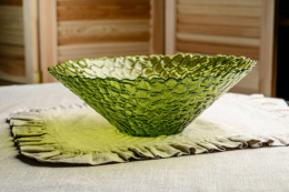 Салатник стеклянный 290мм h-100мм/1,745л Олива Декостек 5813/1-Н7